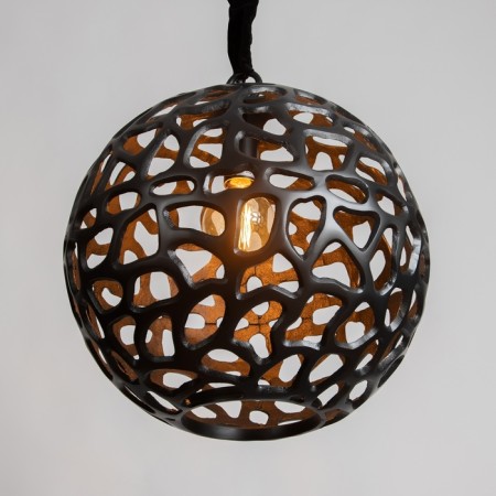 Ceiling light "Scythian" black 1x40W, E27, 45x45x50 cm-3