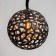 Ceiling light "Scythian" black 1x40W, E27, 45x45x50 cm