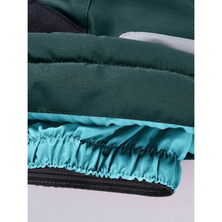 Ski costume for a girl, height 116 cm, turquoise color-15