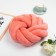 Pillow Estate Ethel, D = 33cm, col. Coral, velor
