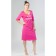Night shirt female Cool Night, size 52, Fuchsia color