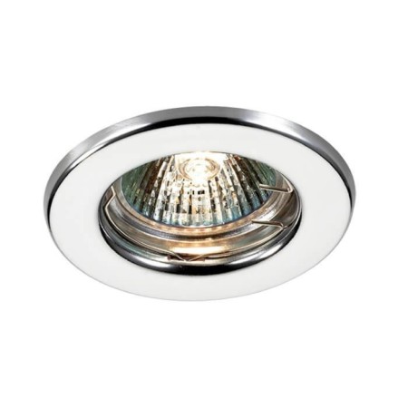 Built -in lamp Novotech, 50 W, Gx5.3, 12 V, 60x60 mm, d = 60 mm, color chromium