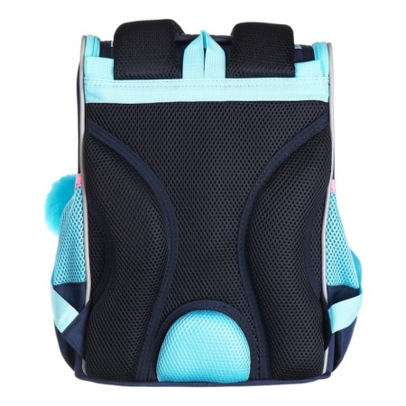 School standard, 33 x 25 x 13 cm, Grizzly, + bag for shoes, plush, black-5