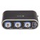 Airline ASP-3S-15, 5A+USB 1A cigarette lighter with load switches