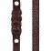 Leather leather single -layer long, 2 m x 2 cm, brown
