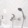 Bath mixer "RMS" SL85-009E, 35 mm cartridge, shower, zinc, chromium