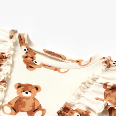 Baby dress with ruffles KAFTAN "Bear" R.28 (86-92)-7
