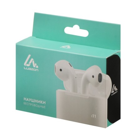 Wireless headphones Luazon i11, TWS, Bluetooth 5.0, 35/300 mAh, sensor, white-7