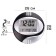 Electronic, wall, desktop watches, 26 x 26 cm, black