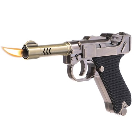 Gas lighter "Pistol", piezo, flame adjustment, 1.8 x 9.3 x 15 cm-1
