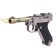 Gas lighter "Pistol", piezo, flame adjustment, 1.8 x 9.3 x 15 cm