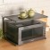 Atheld for a microwave oven, 56 × 38 × 35.5 cm, black color