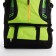 A backpack on a zipper with an increase, 65l, 4 external pockets, green color