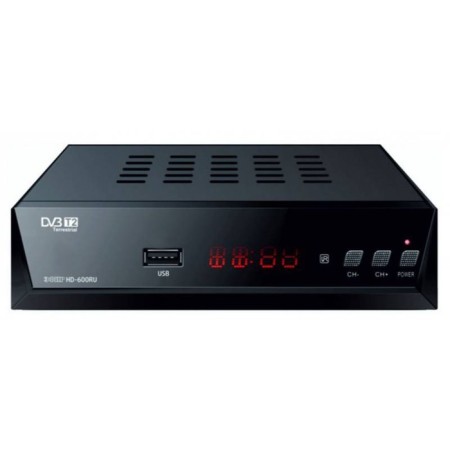 DVB-T2 receiver HD-600ru signal black