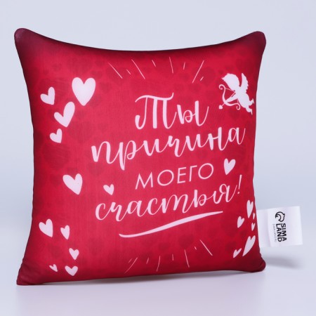 Antistress pillow "The reason for my happiness" 23x21 cm-2