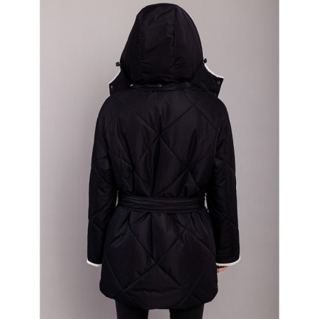 Jacket for girls, height 158 ​​cm, black color-11