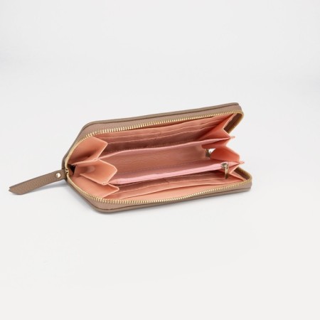 Women's wallet with lightning, beige color-2