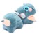 Soft toy Hippo Joe with a secretary, 35/16cm,