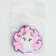 Key keychain, rubber, anime "Girl", 5.7 x 6.2 cm