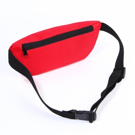 Bag on the belt "Putin Team", 32 x 8 x 15 cm, lightning department, red-4