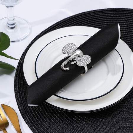 NATURE ELEURE Ring, 5.5 × 5 × 4.7 cm, silver color-1