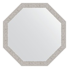 Mirror in the baguette frame, an aluminum wave is 46 mm, 58.2x58.2 cm