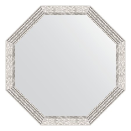 Mirror in the baguette frame, an aluminum wave is 46 mm, 58.2x58.2 cm