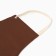 Apron Ethel Freedom 60x70 cm, dark brown color, 45% luna, cotton 55% 395 g/m2