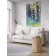 Decorative panel with photo printing "hanging flowers", vertical, size 100x150 cm