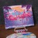 Picture on numbers on a canvas with a subframe of Flamingo at sunset, 40x30 cm