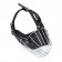 Mercorizer Metal No. 1 with a tripartite strap, pressed skin, black