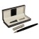 Gift feathers in the leatherette case, black body with silver