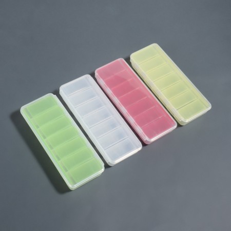 Organizer for decor, 7 cells, 15.8 × 6.2 × 2.7 cm, color mix-5