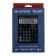 The calculator is a desktop medium, 12-bit, Skainer SK-500, 2 power, 2 memory, 123 x 171 x 31 mm, black