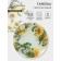 Plate Pirozhkaya share "Sunflower", D = 18 cm, glass, drawing