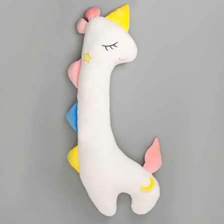 Skill of the soft toy "Unicorn", 140 cm, white color-1