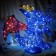 LED figure "Dragon", 85 × 70 × 90 cm, 30 watts, 220 V