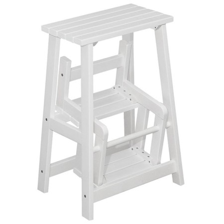 Stool- ladder, 455x310x616, snow