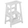 Stool- ladder, 455x310x616, snow