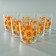 A set of glasses for a cocktail “Bouquets”, 210 ml, 6 pcs, Mix drawing