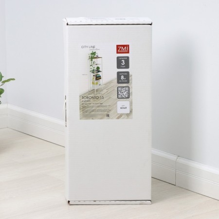 Toronto 15 rack, 47 × 30 × 146.5 cm, white color-4