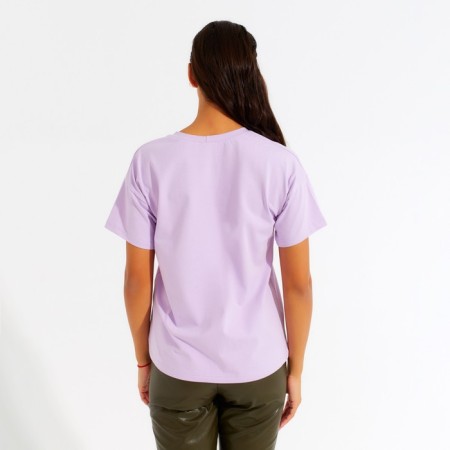 Women's T-shirt Minaku "Girl" Lilac color, rr 46-2