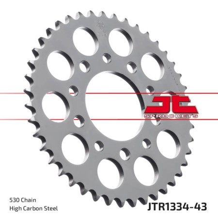 General star JT SPROCKETS JTR1334-43, chain 530, 43 teeth