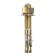 Anchor Steelrex, wedge, yellow zinc, 12x120 mm, 40 pcs