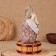 Brown Domovka "Athanasius with a bill", on a barrel, 28x15x12 cm