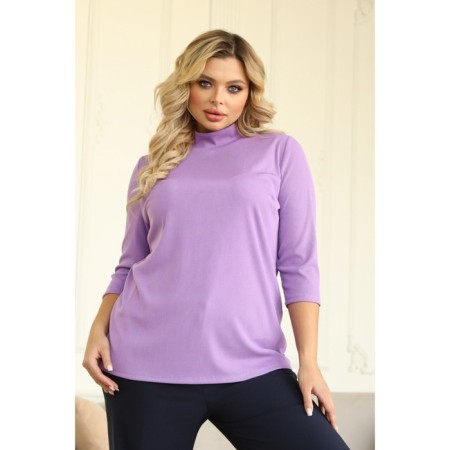 Women's turtleneck, size 56, lilac color-5