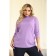Women's turtleneck, size 56, lilac color