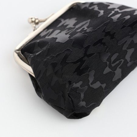 Women's wallet on the farmar, black color-3