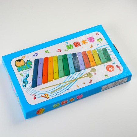 Xylophone Music Life, 15 notes, two sticks-3