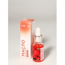 Oil for cuticle and nails, with a pipette, 15 ml, with a strawberry aroma